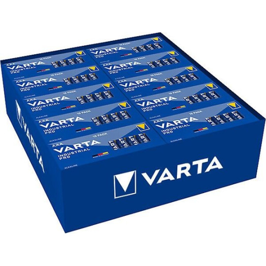 Paristo AAA /10kpl Varta Industrial Pro - kestävä ja suorituskykyinen