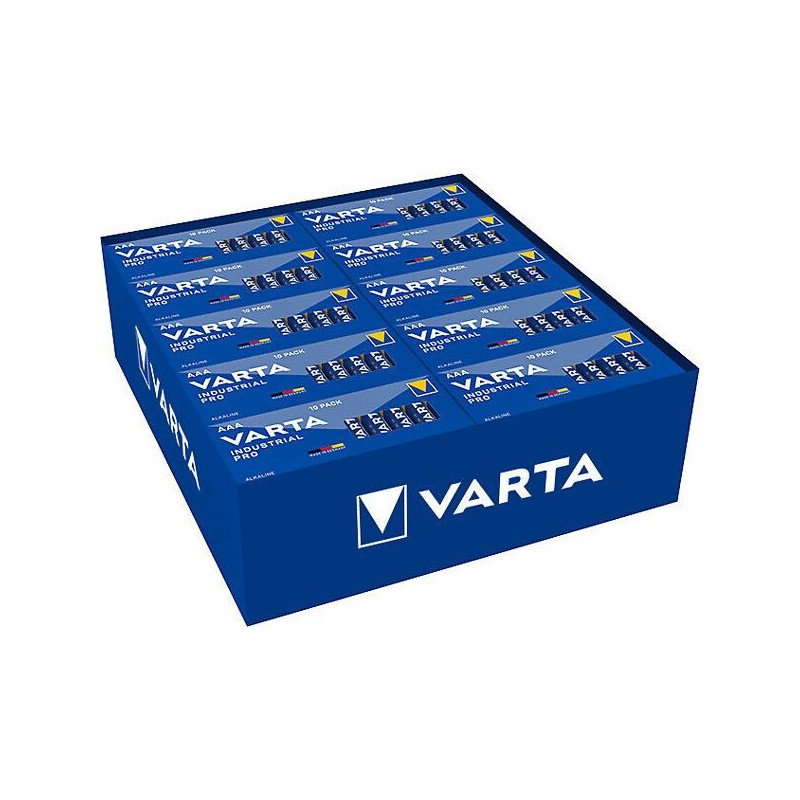 Paristo AAA /10kpl Varta Industrial Pro - kestävä ja suorituskykyinen