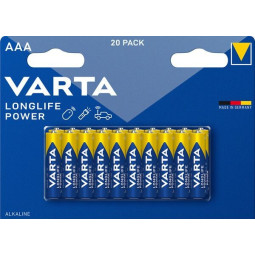 Paristo AAA /20kpl Varta Longlife Power - tehokas paristo
