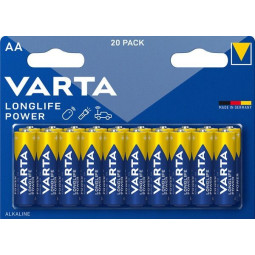 Paristo AA LR6 /20kpl (pkt) Varta Power – tehokas sormiparisto
