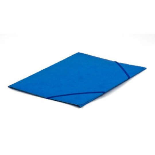 Kulmalukkosalkku 108K Sininen kartonki - kulmakuminauhasuljenta ja kolme läppää