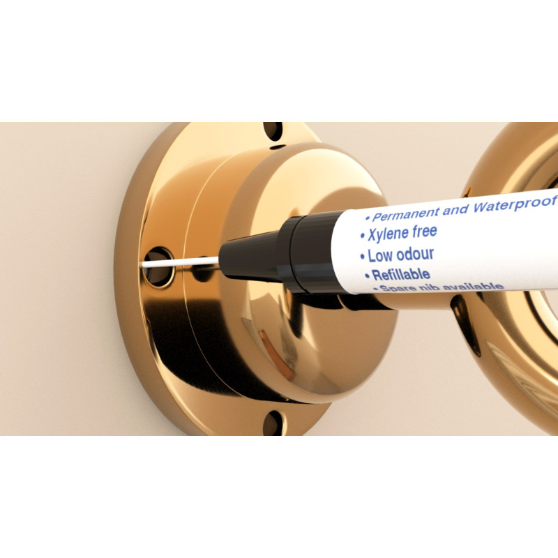 Edding 8850 puikkokynä musta - ohut permanent marker pitkällä kärjellä