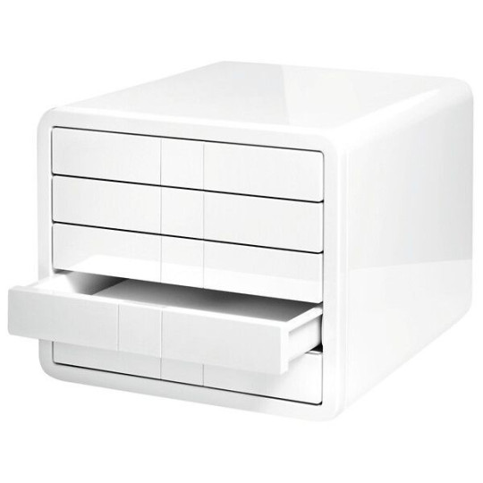 Vetolaatikosto Han iBox Valkoinen - ajaton korkeakiiltoinen 5-osainen laatikosto