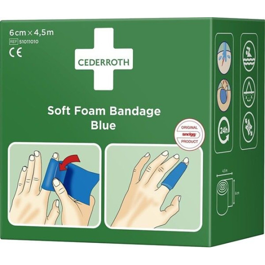 Laastari Soft Foam Blue Cederroth 51011010