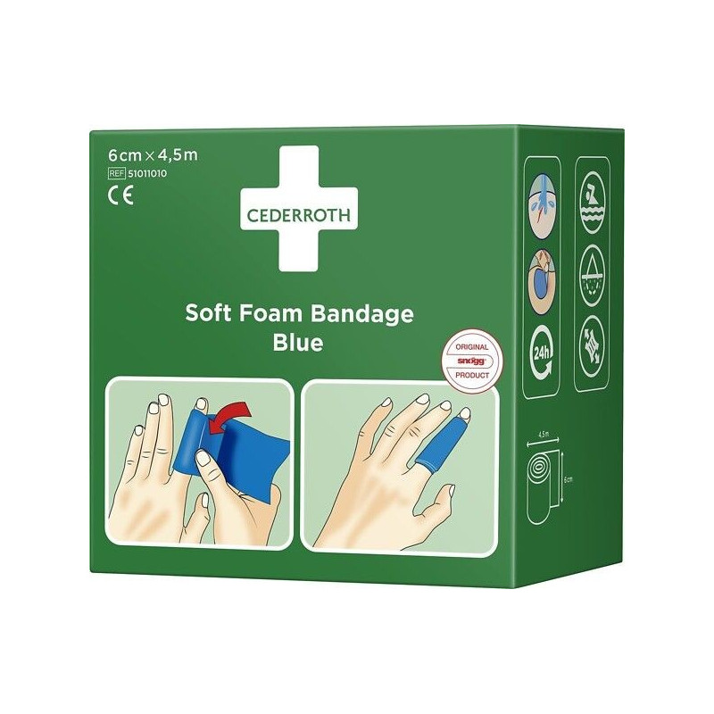 Laastari Soft Foam Blue Cederroth 51011010