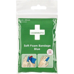 Laastari Soft Foam Blue Cederroth 51011023 - taskupakkaus 6cmx40cm