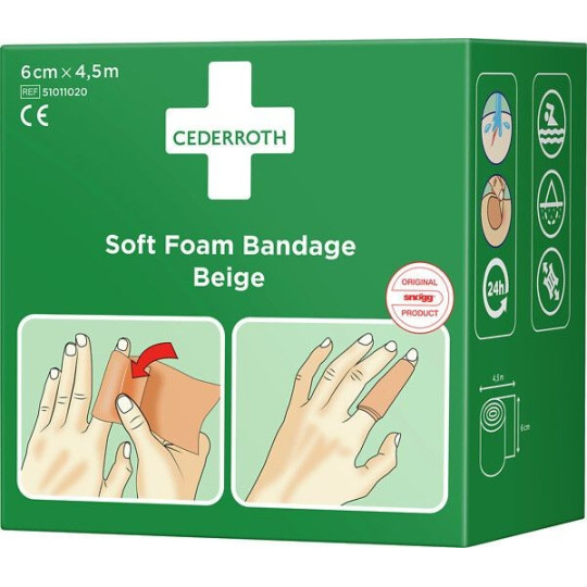 Laastari Soft Foam Beige Cederroth 51011020