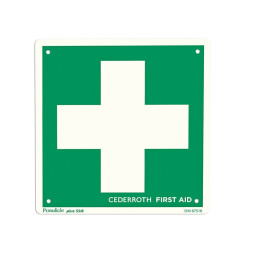 Opastekilpi Risti Cederroth 1738