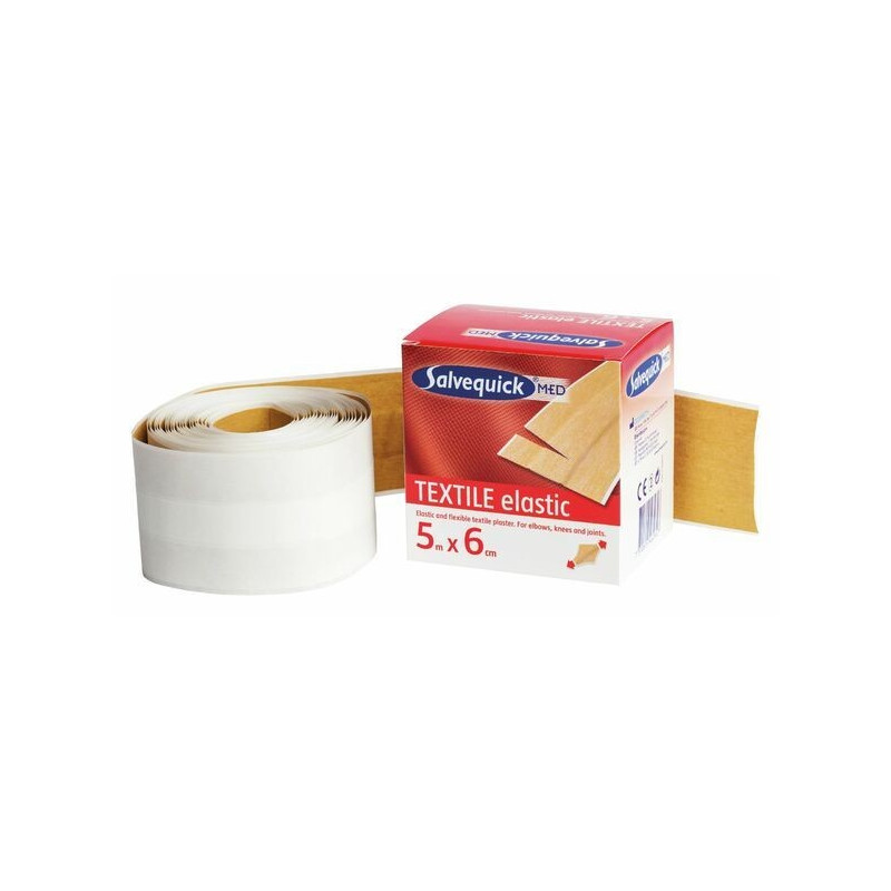 Laastari 5m Salvequick Textile Elastic