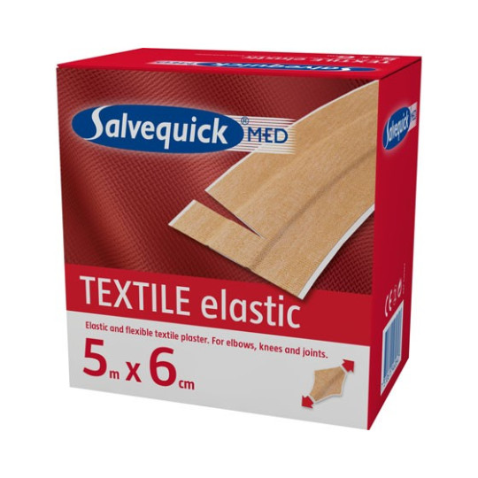Laastari 5m Salvequick Textile Elastic