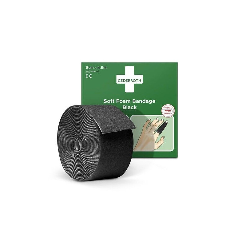 Laastari Soft Foam Black Cederroth 51011021