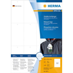 Herma 52x93mm Hintalappumuovi 6872 - helposti tulostettava hintalappu A4-arkilla