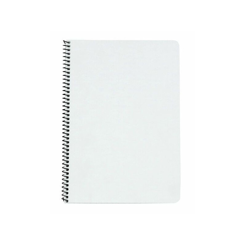 Kierrevihko A4/80 Valkoinen muovikansi