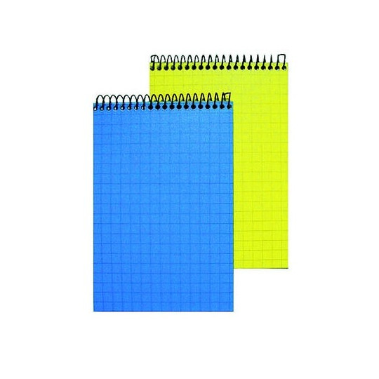 Taskulehtiö A6/50 Sininen muovikansi