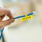 Brother FLe-6511 Musta/Keltainen (P-Touch Flag Tape)