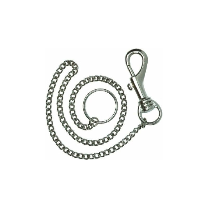 Metalliketju 40cm avainrengas + haka