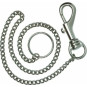 Metalliketju 40cm avainrengas + haka