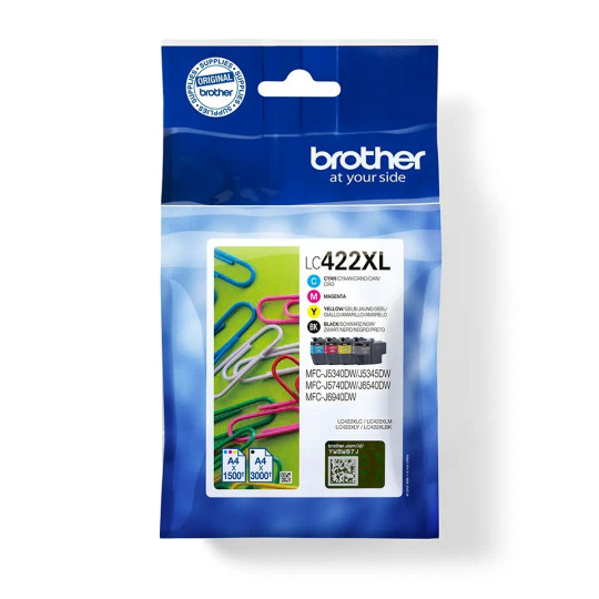 Brother LC422XL ValuePack BK/C/M/Y