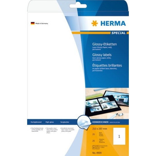 Herma 4909 Kiiltävä 210x297mm