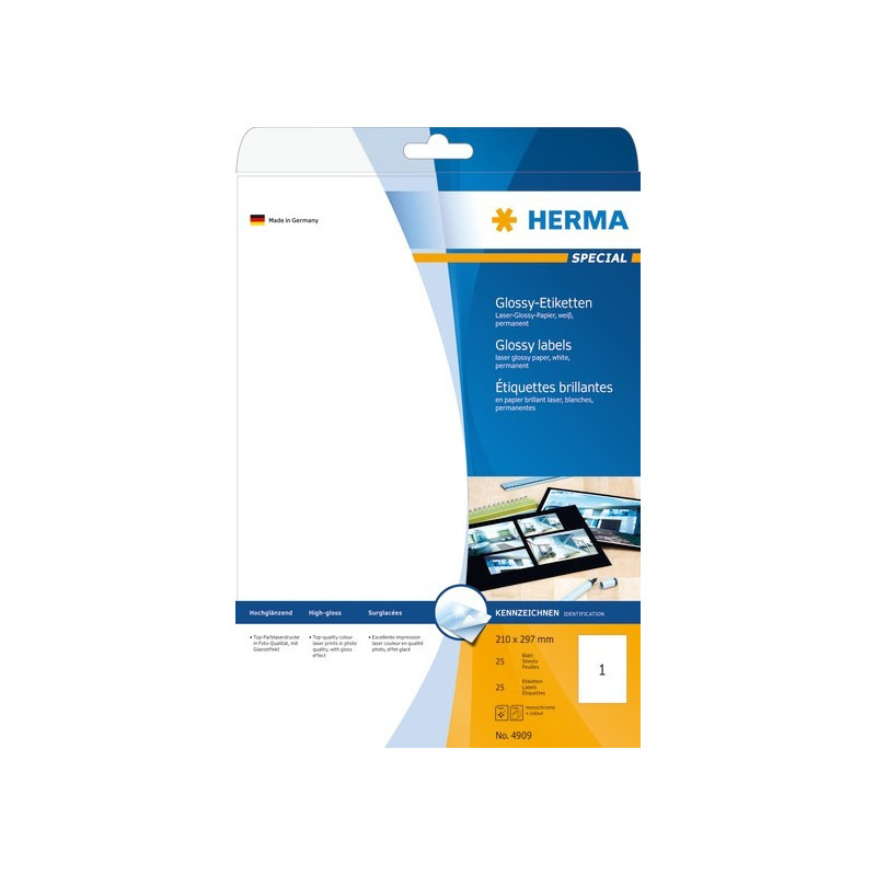 Herma 4909 Kiiltävä 210x297mm