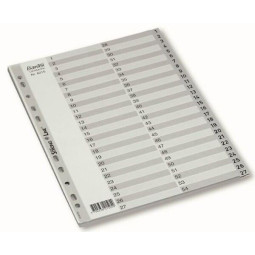 Numerohakemisto 1-54 A4 Muovi