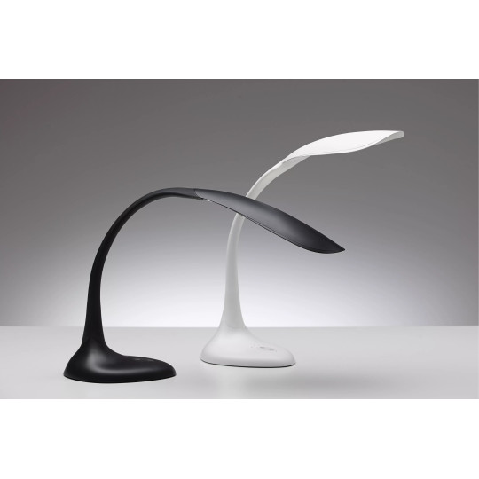 Työpistevalaisin Flexlite Led - elegantti pöytävalo