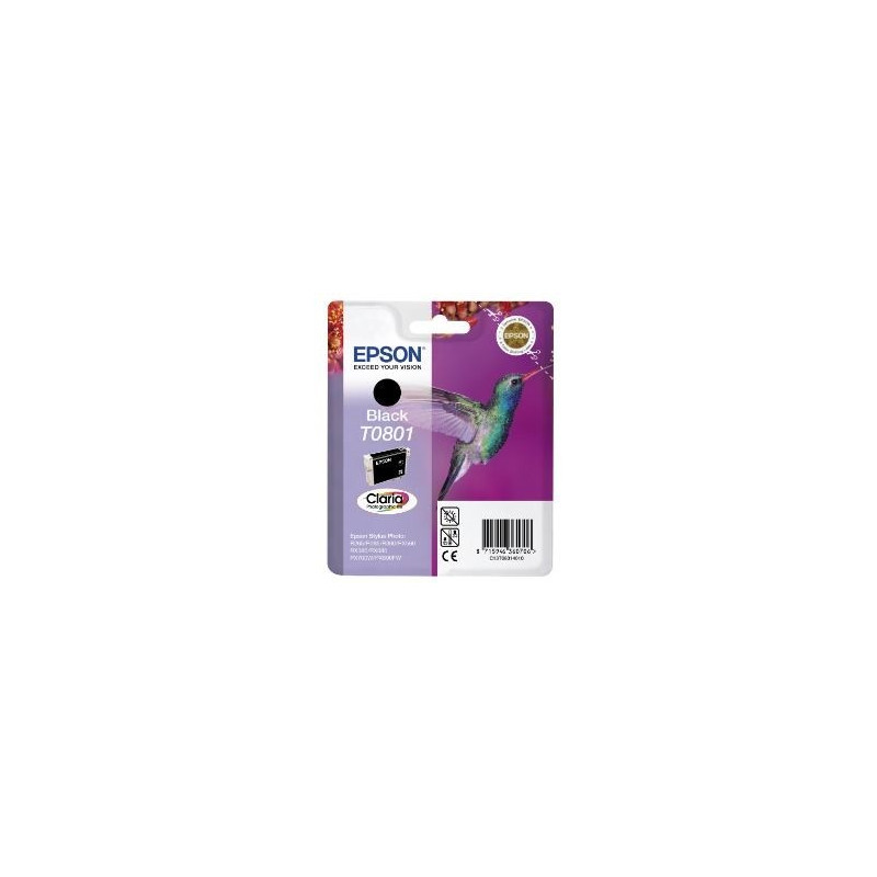 Epson T0801 Musta Mustepatruuna