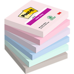 Post-It 654 76x76mm Viestilappu Soulful-värilajitelma
