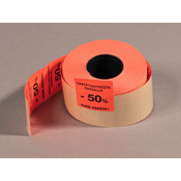 Alennusetiketti -50% Punainen 700kpl/rla