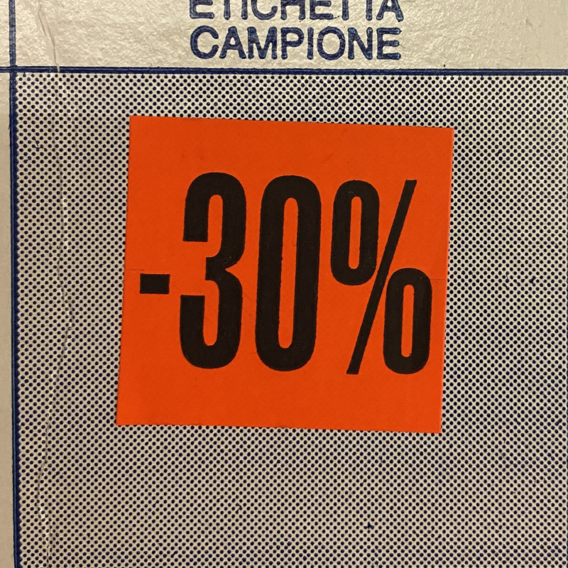 Alennusetiketti -30% Punainen 700kpl/rla