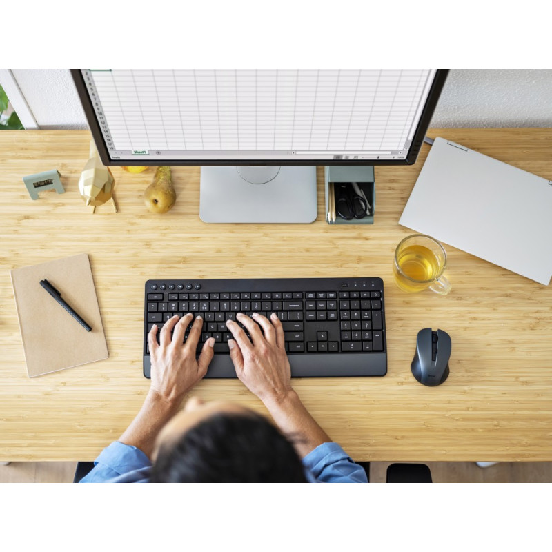 Trust TKM-450 ECO Näppäimistö+hiiri langaton