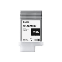 Canon PFI-107MBK Mattamusta 130ml Mustepatruuna