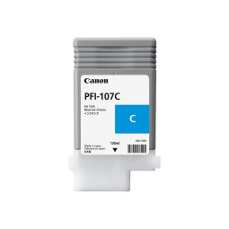Canon PFI-107C Cyan 130ml Mustepatruuna