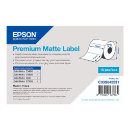 Epson Premium Matte Label 102x51mm /ColorWorks *EOL*