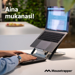 Mousetrapper Laptop / Tablet Stand - ergonomiaa liikkuvassa ja etätyössä