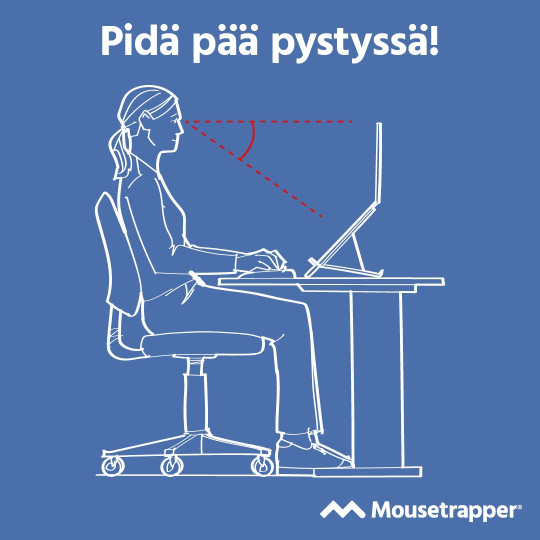 Mousetrapper Laptop / Tablet Stand - ergonomiaa liikkuvassa ja etätyössä