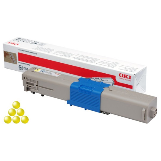 OKI C332/MC363 Yellow 3K Laserkasetti
