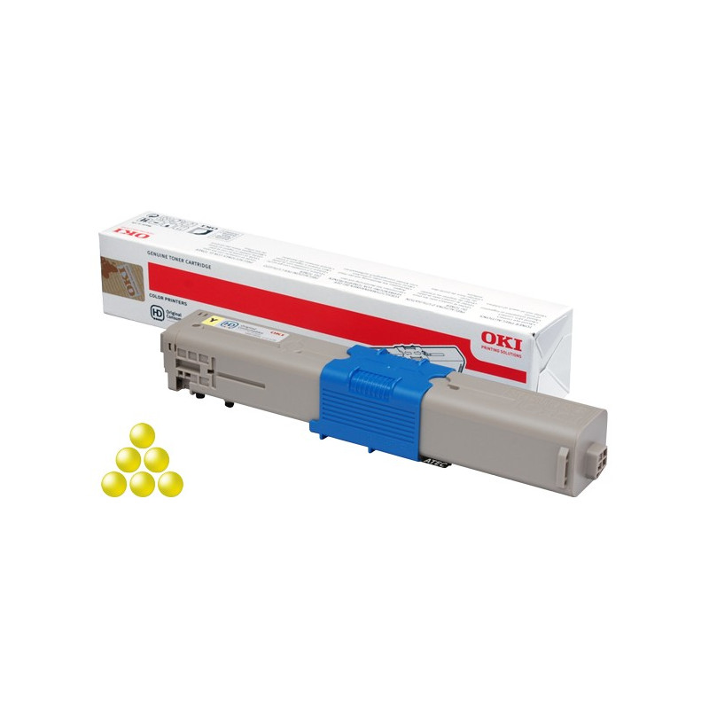 OKI C332/MC363 Yellow 3K Laserkasetti
