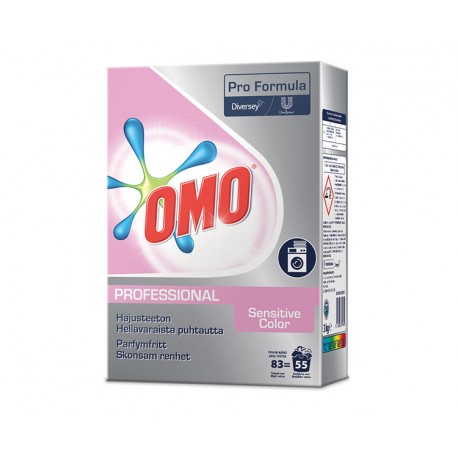 Pyykinpesujauhe Omo Professional Sensitive Color 3kg