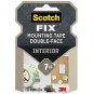 Kiinnitysteippi Scotch Fix Interior 19mm x 1,5m - luja kiinnitys ilman ruuveja tai nauloja