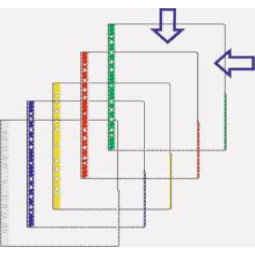 Signaalitasku MAXI Valkoinen /100kpl - huomiotaherättävä kansiotasku