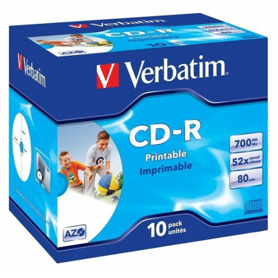 CD-levy Verbatim CD-R 700MB/80min 52x