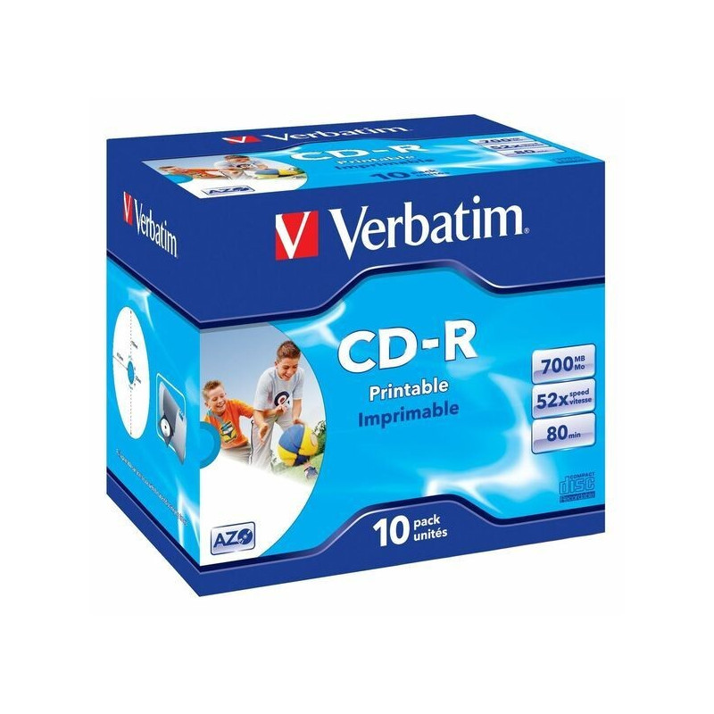 CD-levy Verbatim CD-R 700MB/80min 52x