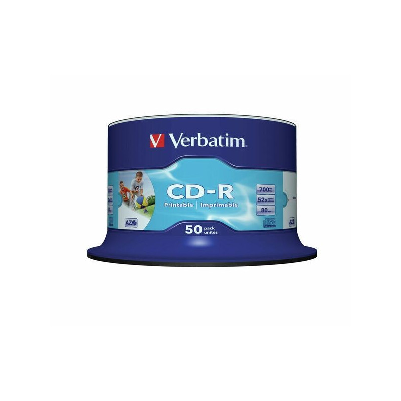 CD-levy Verbatim CD-R 700MB/80min 52x