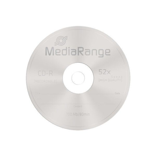 CD-levy MediaRange CD-R 700MB/80min 52x
