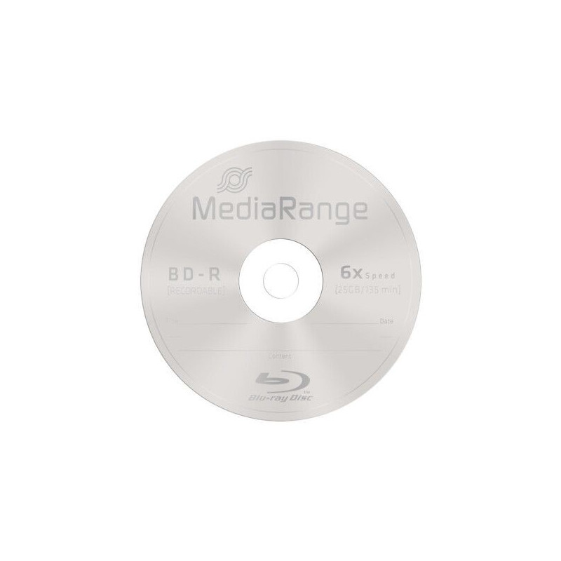 BD-levy MediaRange BD-R 25GB 6x Blu-Ray