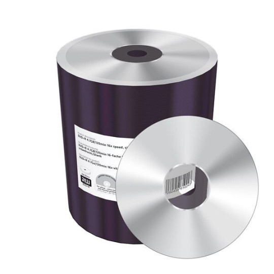 DVD-levy MediaRange DVD-R 4.7GB 16x/120min Blanco-pintainen