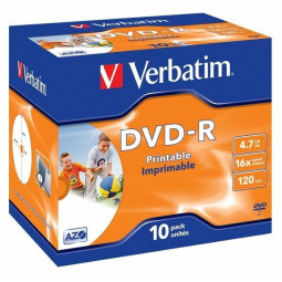 DVD-levy Verbatim DVD-R 4,7GB 16x