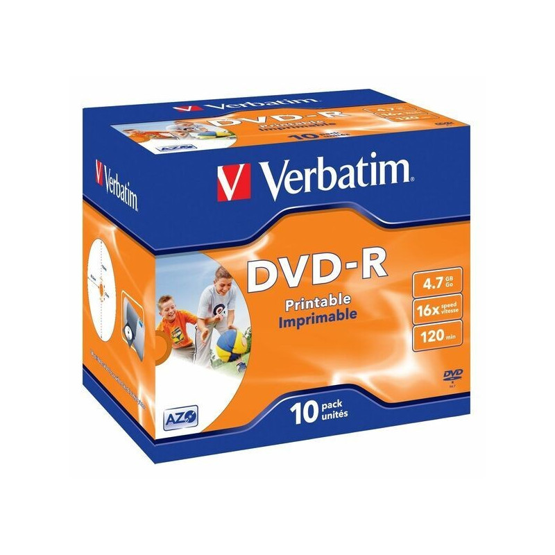 DVD-levy Verbatim DVD-R 4,7GB 16x