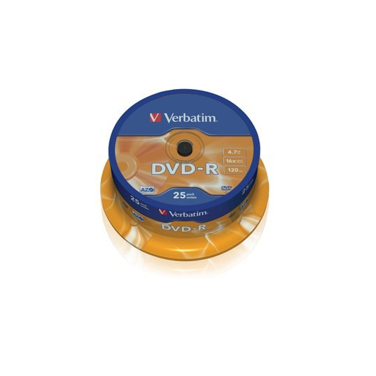 DVD-levy Verbatim DVD-R 4,7GB 16x